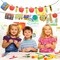 Back to School Decorative Banner Set (Red, Yellow, Blue, Green)